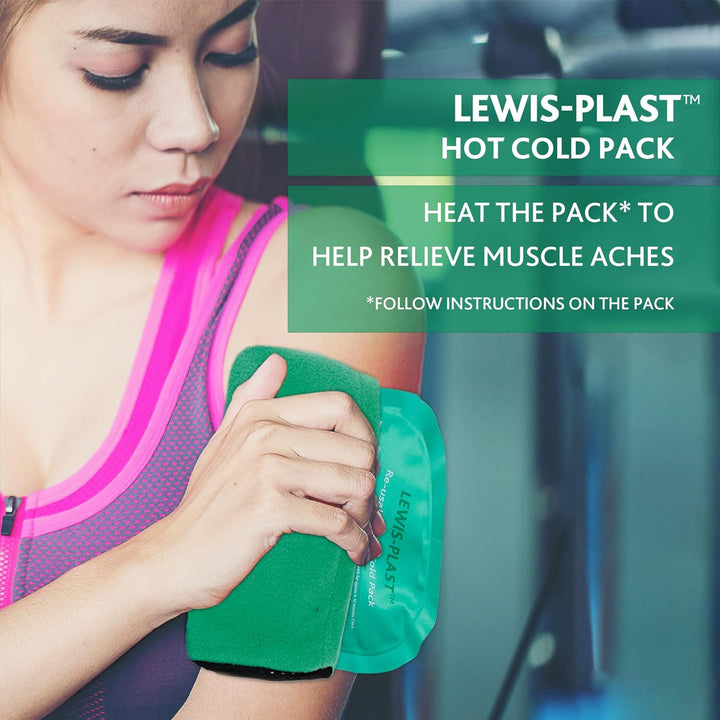 Premium Hot & Cold Reusable Gel Pack Compress Wrap with Sleeve - Ice Heat Packs for Knee, Back, Shoulder, Ankle and Neck Injury- Cramps, Migraine, Toothache, Bruises, Lumbar, Sciatica Pain