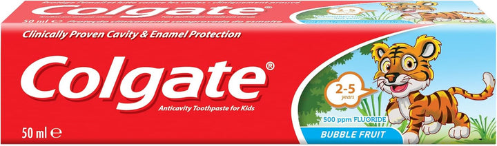 Toothpaste Teeth Kids Bubble Fruit 2-5 Years, 50 Ml