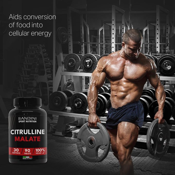 ® CITRULLINE Malate 90 Tablets 3000 Mg per Daily Dose - Extra-High Dosage (1 Month Coverage) - 100% Vegan L-Citrulline from Fermentation - Citrullin for Athletes and Bodybuilders