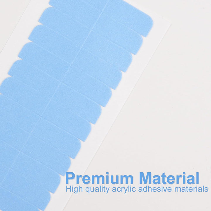 180 Pcs Hair Extension Tape Taps, Double Sided Adhesive Hair Extension Tape Replacement (Blue)