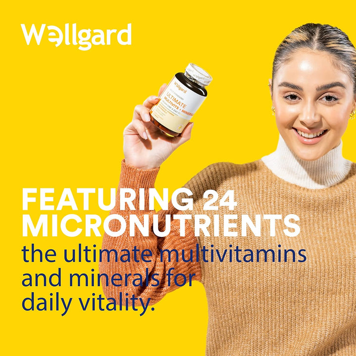Vegan Multivitamins & Minerals by  - Vegan Multivitamin Tablets for Men and Women with 24 Essential Active Vitamins & Minerals, Made in UK