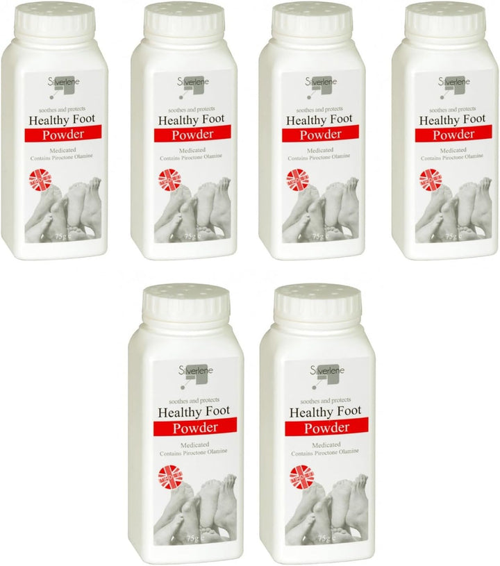 Athletes Healthy Foot Powder Medicated Treats and Prevents Anti-Fungal 75G, Prone to Excessive Sweating and Odour, Daily Foot Care Regime, Talcum Powder, Controls Sweat (1Pcs)