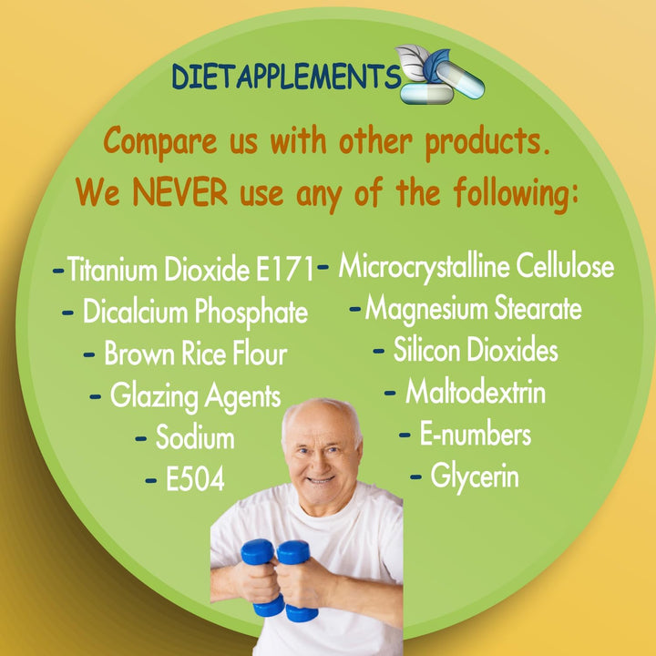 Glucosamine & Chondroitin Complex – 180 High Strength Capsules – Turmeric, Ginger, Black Pepper, Rosehip, Vitamin C, Vitamins D & Vitamin K, Zinc, Manganese and Copper & Potassium for Bones and Joints