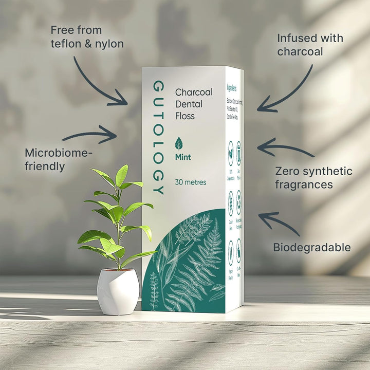 Natural Mint Bamboo Charcoal Toothfloss 30M