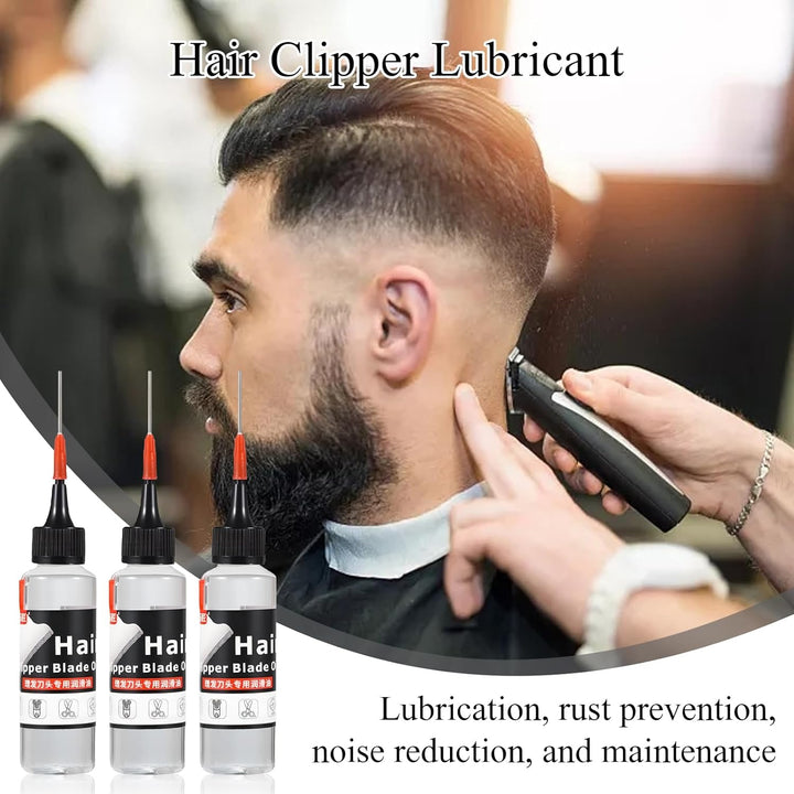 3 Pcs Hair Clipper Oil,Machine Oil,Shaving Oils,Hair Clippers Blade Lubricating Oils,60Ml/Bottle,For Blade Corrosion,Clippers, Trimmers,Rust Prevention