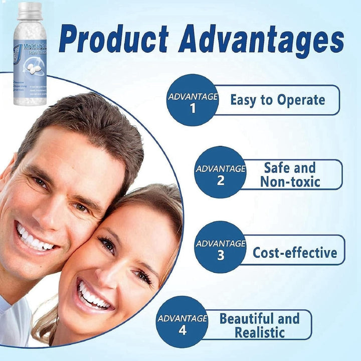 Temporary Tooth Filling,Repair Beads Tooth Repair Kit,Moldable False Teeth,Tooth Filling Repair Kit,Filling Kit for Teeth,Diy Tooth Repair Granules,Dental Repair Kit Filling,Broken Tooth Repair