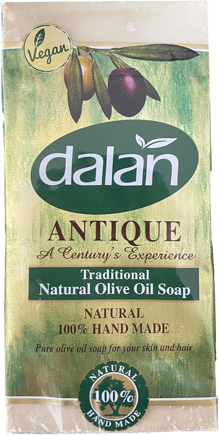 5 X 180G Bar Natural 100% Pure Olive Oil Soap  Turkish Bath Handmade Turkey