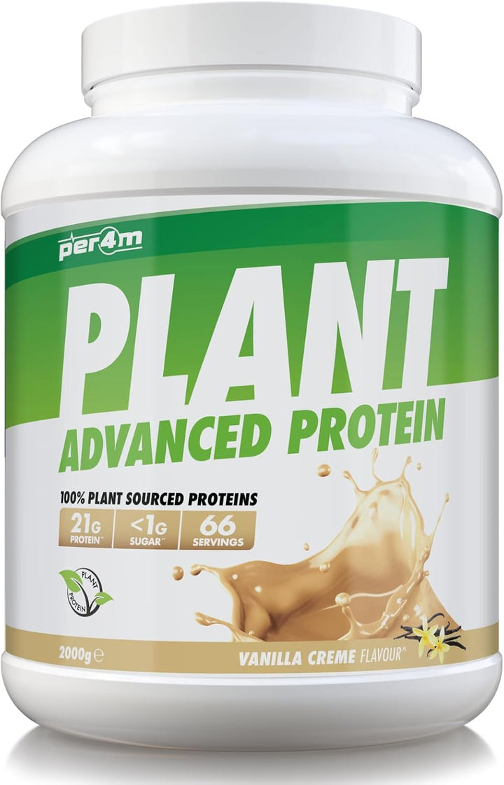 Plant Protein Matrix | 30 Servings of High Protein | Plant Shake with Amino Acids | for Optimal Nutrition When Training | Low Sugar Gym Supplements (Vanilla Creme, 900G)