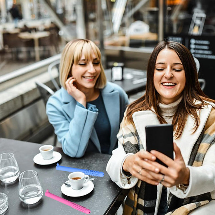 3 Pcs Chewable Breathers Sticks, Breath Strips with Aromatherapy Oil, Focus Clear Respiratory Function Homefor Commuters Students Professionals