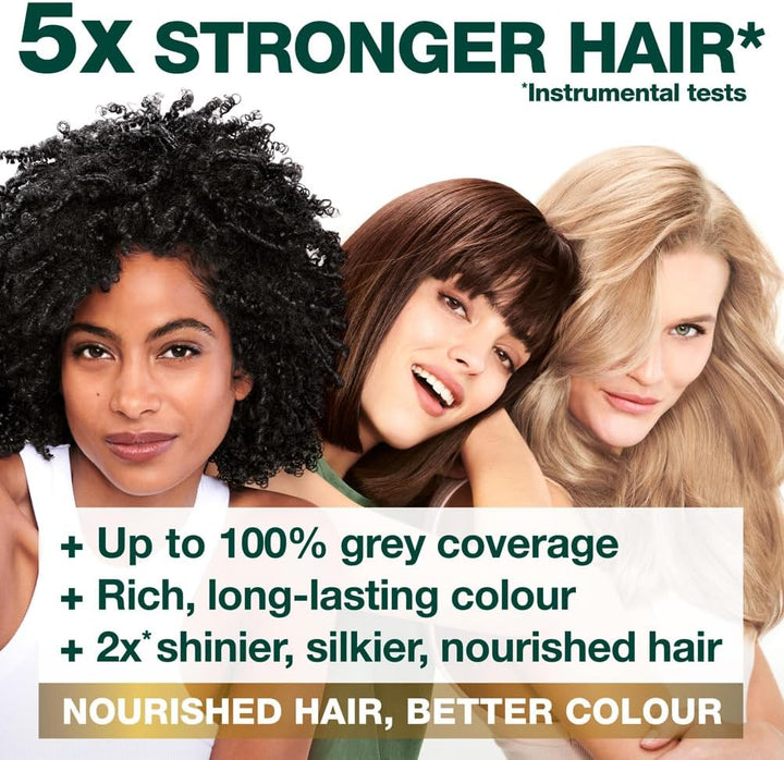 Nutrisse Ultra Crème Vegan Hair Dye, 6 Light Brown. Offers 100% Grey Coverage and Soft, Naturally Beautiful 8-Week Colour. a Gentle, No-Ammonia, Vegan Formula for Luminous, Healthy Hair.