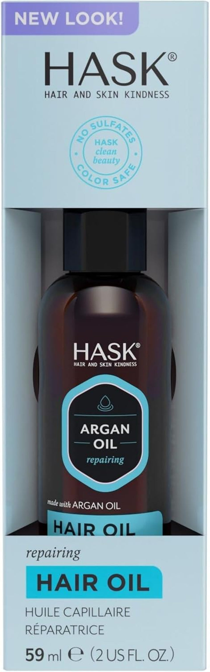 Argan Oil Shine Oil Vial Repairing for All Hair Types, Colour Safe, Gluten Free, Sulfate Free, Paraben Free - 1 18Ml Vial