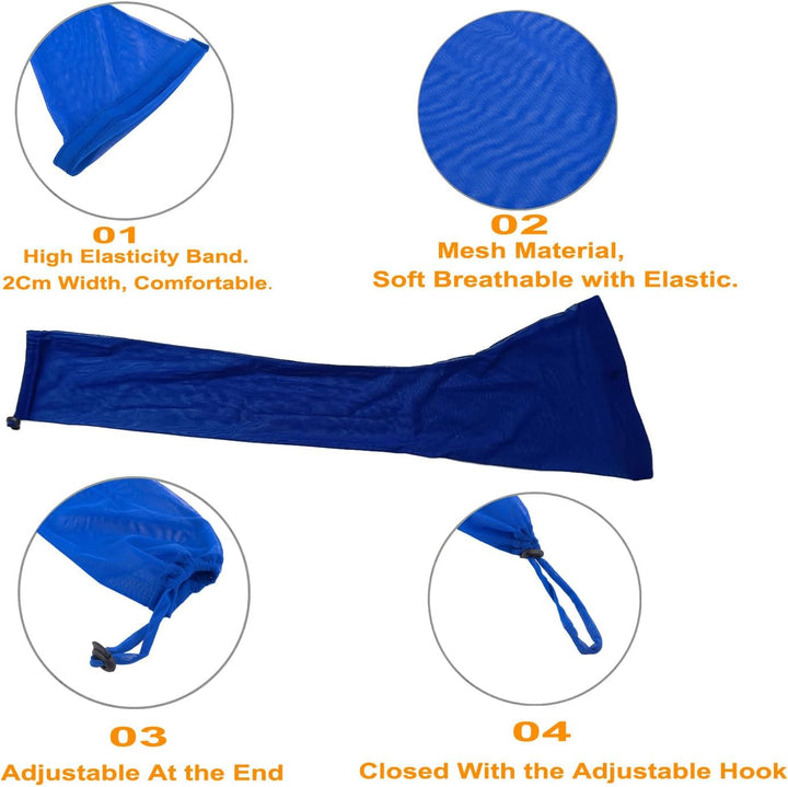 Hair Weave Sleeve for Locs Stretch Mesh Hairweave Sleeve for Braids, Dreadlocks, Twists, Breathable & Lightweight Loc Sock