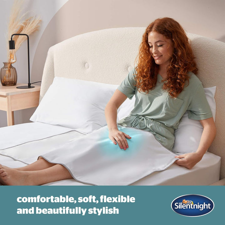 Restore Cooling Gel Pillow & Mattress Pad - Helps Absorb Body Heat Prevent Overheating - Improve Sleep Quality for Night Sweats Hot Flushes Menopause - Cool Mat for Bed Sofa Car Travelling