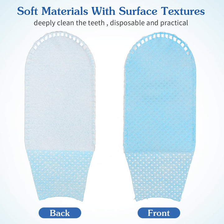 Babywipes Baby Finger Toothbrush Gauze Dental Finger Brush Oral Hygiene Cleaning Wipes 20Pcs Infant Toddler Training Teething Tools Baby Wips