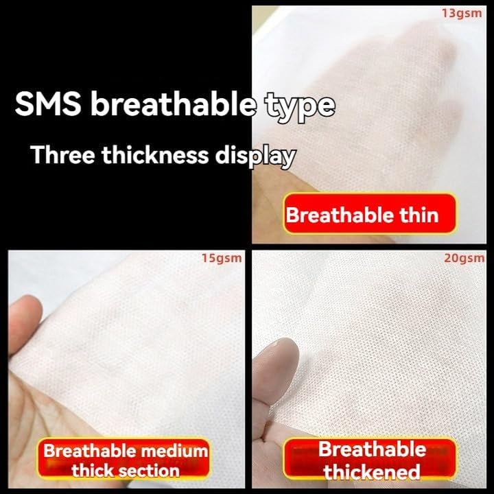 100Pcs Beauty Salon Health Care Massage Bed Disposable Bed Sheet Soft and Comfortable Non-Woven Massage Bed Cover Suitable for Hotel, Hospital Bed, Tattoo Hotel Massage (White, 20Gsm)