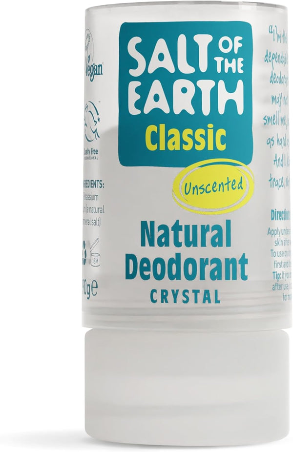 - Natural Deodorant Crystal Classic - Effective Crystal Deodorant, Fragrance Free, Vegan, Cruelty Free - Suitable for Women, Men, and Kids - 90G