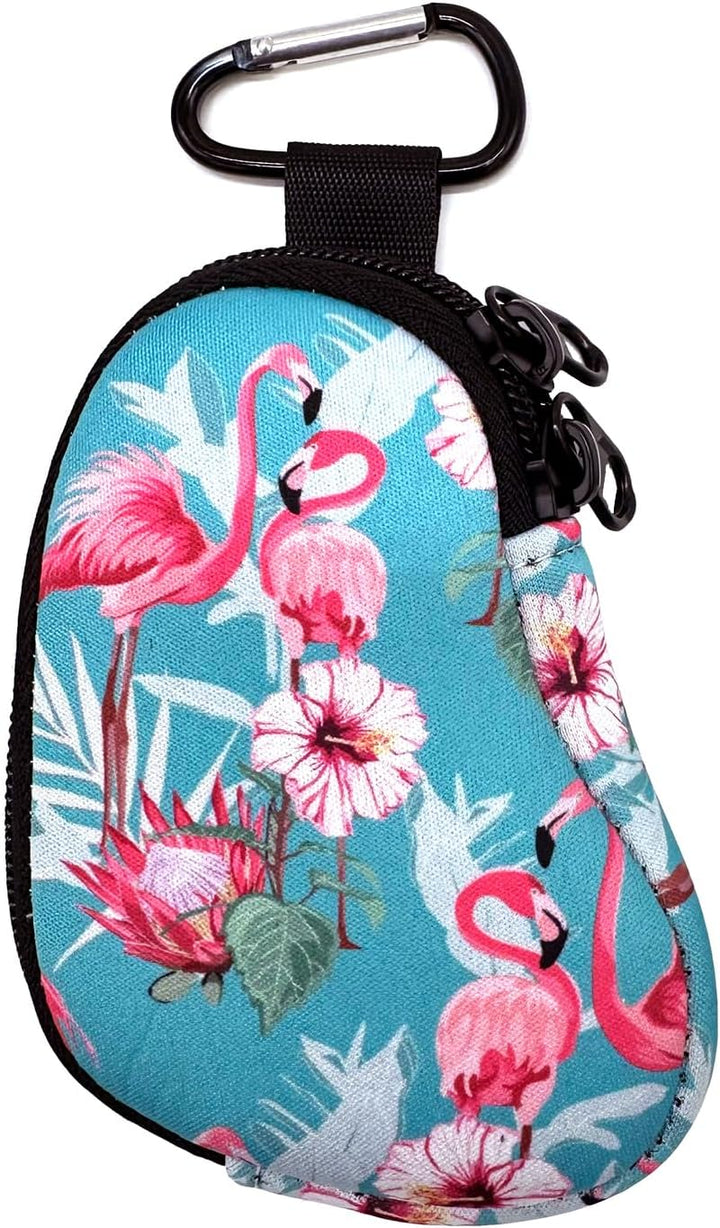 Asthma Inhaler Holder Neoprene Protective Portable Carrying Bag Travel Inhaler Mini Case Sleeve for L-Shaped Inhaler, Inhaler Not Included (Jellyfish)