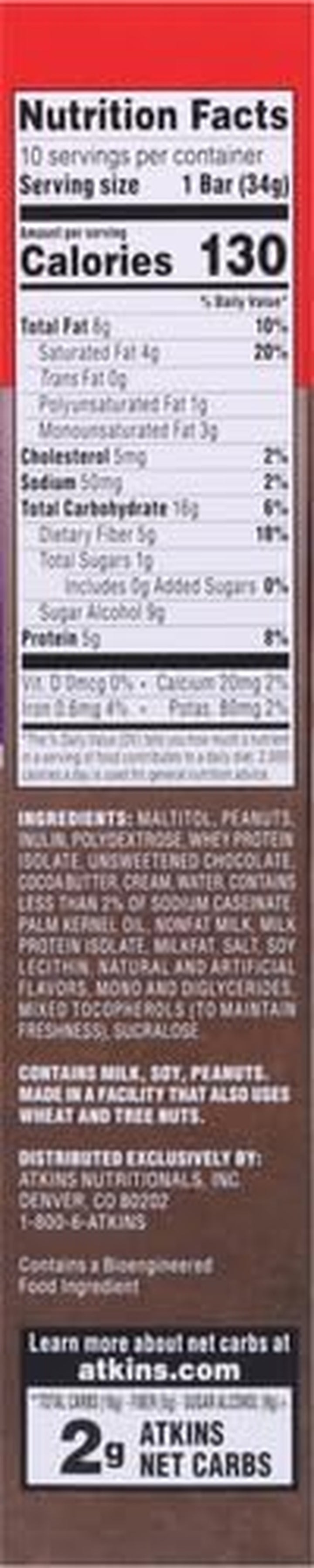 Endulge Caramel Nut Chew Bar, 10 Count by  Nutritionals, Inc