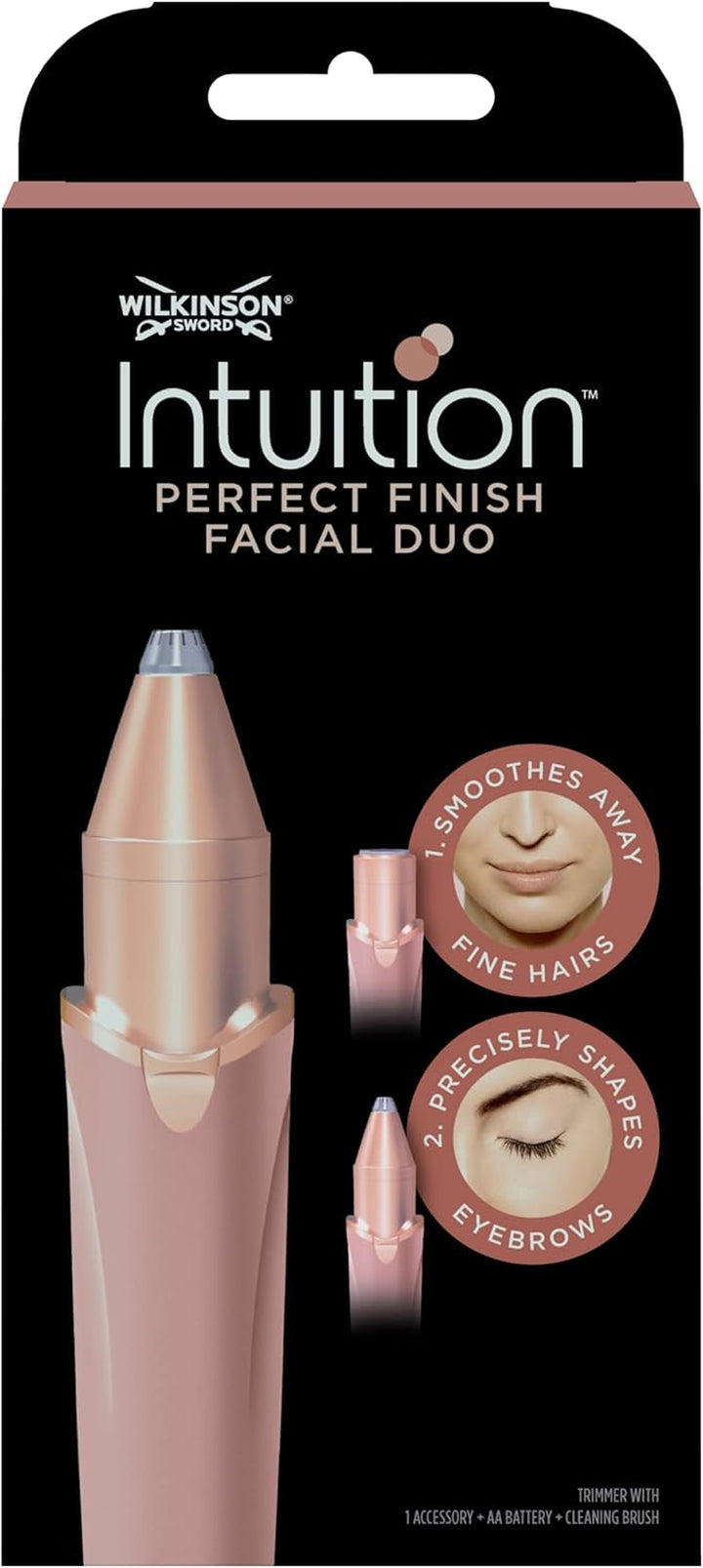 Intuition Perfect Finish 4-In-1 Styler and Trimmer for Women Multi-Zone Hair Removal 7 Attachments Included