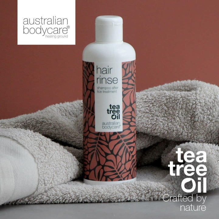 Tea Tree Oil , ABC  Hair Rinse 250Ml - Shampoo after Treatment for Lice Tea Tree Oil Treatment Shampoo with 100% Pure Tea Tree Oil