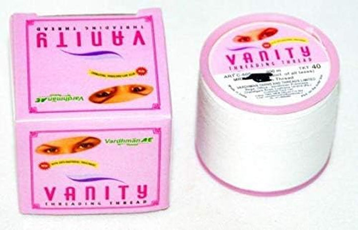 3 Spool Vanity Antibacterial Eyebrow Threading Thread | Facial Hair Removal | Vanity Cotton Threads