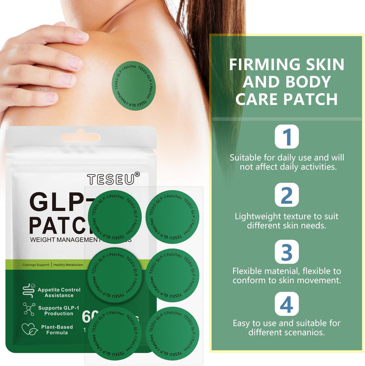 GLP-1 Patches,60Pcs Weightless Patches Healthy Shape Support