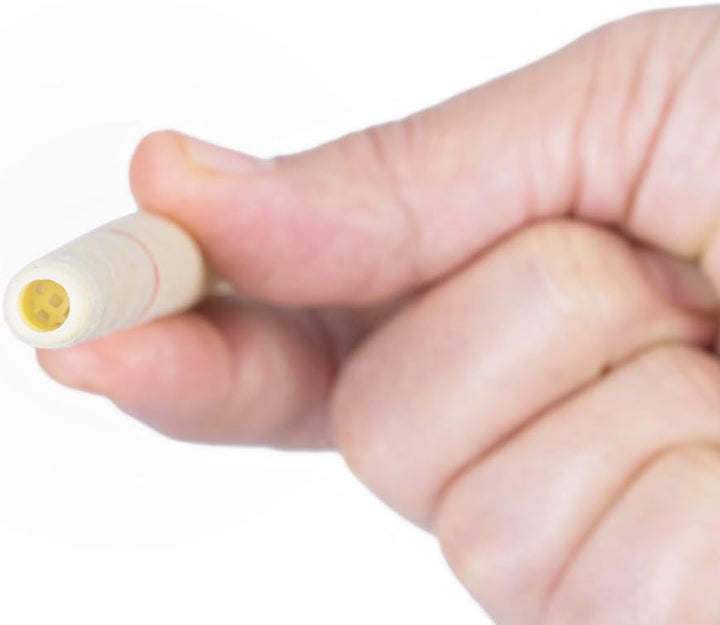 Natural Organic 100% Beeswax Hopi Ear Candles with Free EBOOK |10 Hand-Crafted Candles | Medical Grade with Safety Disc and Double Wax Filter | Relaxing |