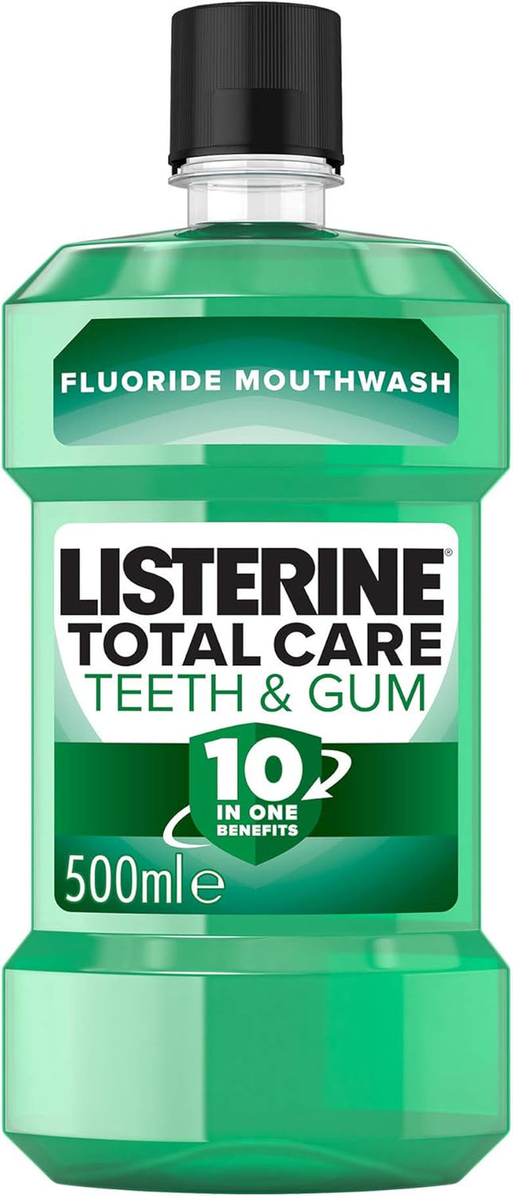 Total Care Teeth and Gum Mouthwash (1 X 500Ml), 10-In-1 Benefits for Total Oral Care, to Maintain a Clean and Healthy Mouth