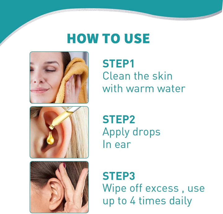 Ear Drops,Ear Ringing Relieving Ear Drops Treatment,Tinnitus Treatment for Ear Ache Relief,Tinnitus Relief for Ringing Ears,Ear Drops Pain Relief,Tinnitus Ear Drops for Ear Care,Itchy Ear Relief Drops