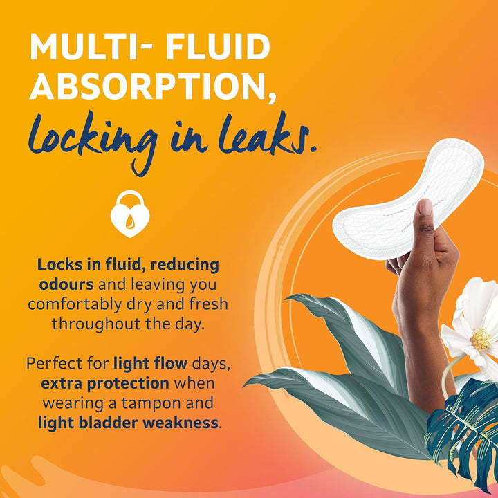 Extra Protection Pantyliners X 30 (1 Pack), for Multi-Fluid Absorption, Light Bladder Weakness, Discharge or Spotting