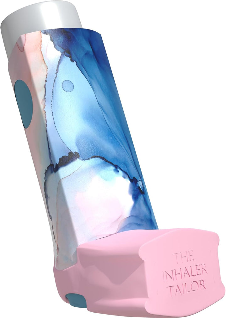 Classic Collection of Inhaler Cases – for Ventolin and Shorter Style Inhalers– Vegan Leather Case for Kids and Adults – Handmade in England (Carbon Fibre, Ventolin Style)