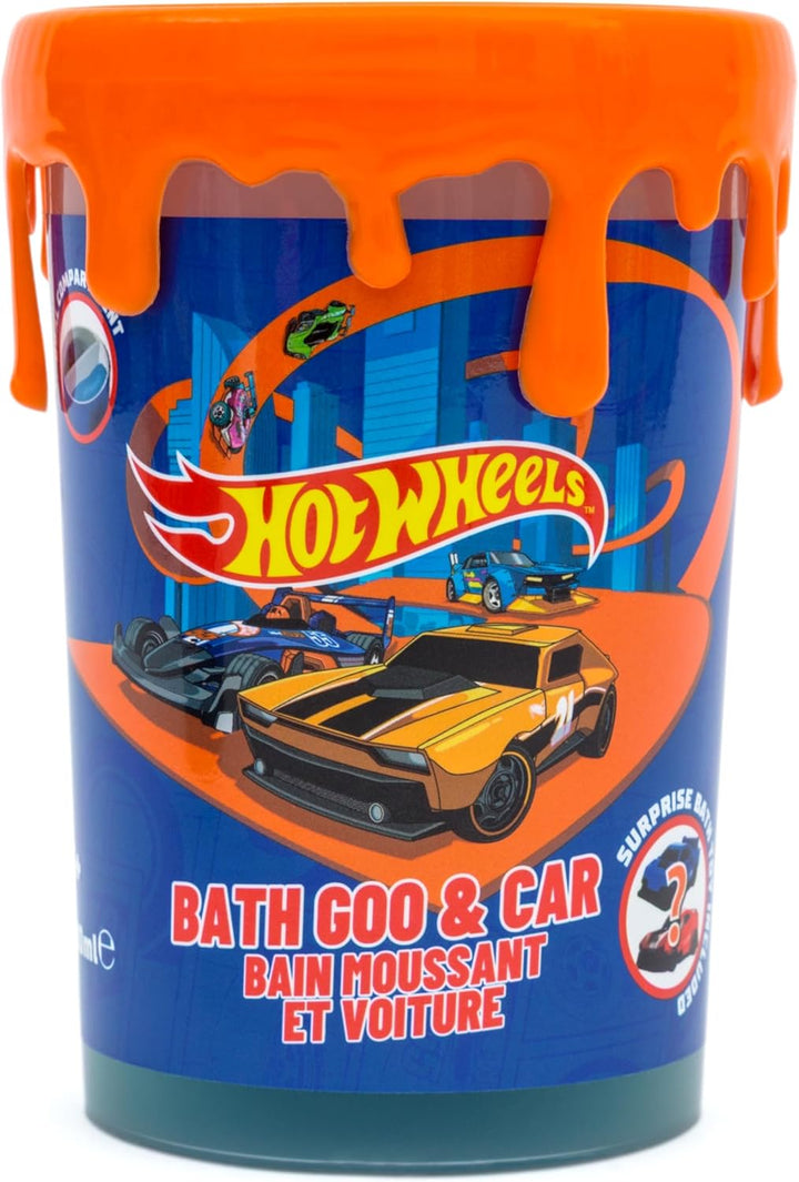 Hot Wheels Children'S Bath Goo & Toy Car - Bath Goo 200Ml - Children'S Bath Goo - Bubble Bath - Bath Slime