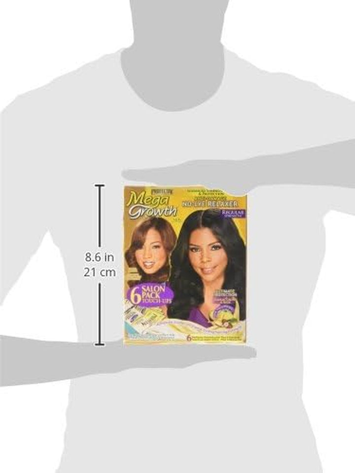 Mega Growth anti Damage No Lye Hair Relaxer Regular Strength 6 Touch Up