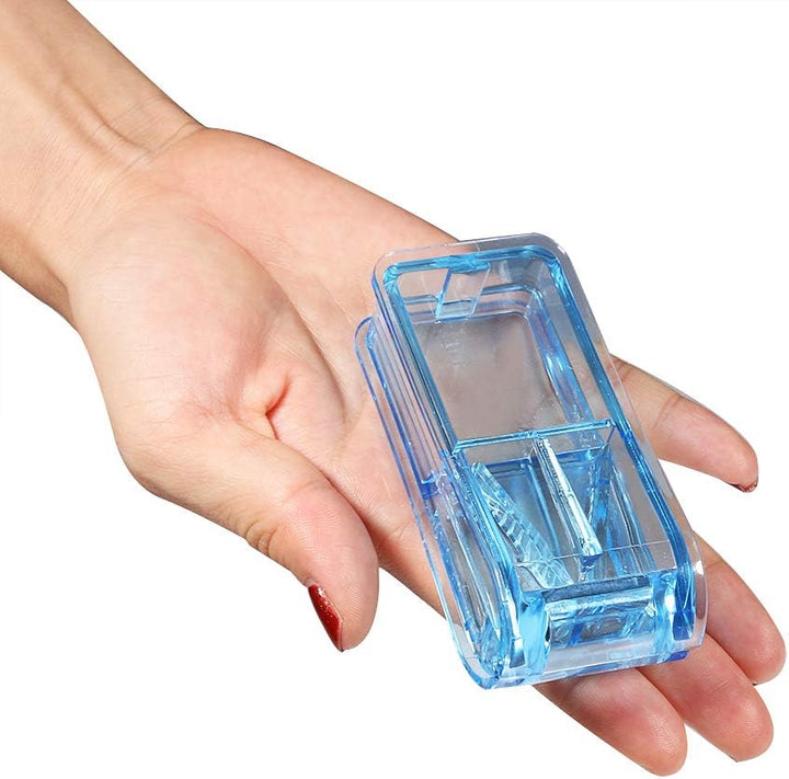 Pill Cutter, Pill Splitter with Blade for Small Pills Large Pills Cut in Half Quarter for Tablet Vitamin Medicine