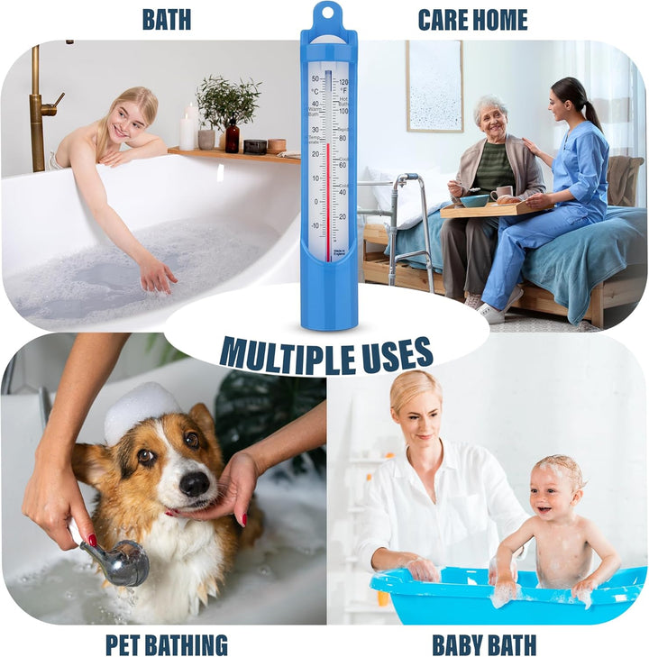 Bath Thermometer 230 Mm - Scoop Sampling Water Temperature Thermometer for Baby, Elderly, Kids - Easy to Use Water Thermometer to Monitor Bathing Temperature