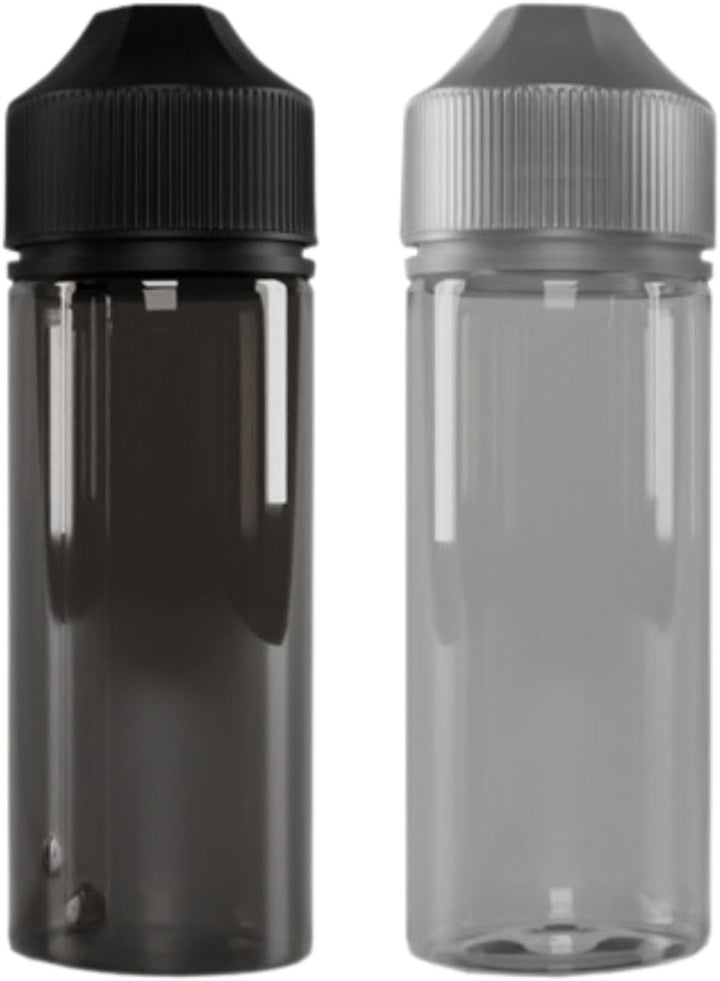 120Ml Torpedo Empty Shortfill Bottle - Childproof Cap, Recyclable, DIY E-Liquids & Vape Juice - White Colour