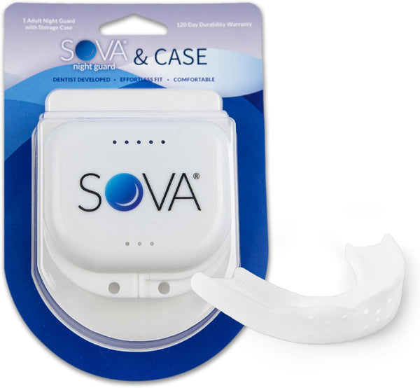 1.6Mm Mouth Guard for Clenching and Grinding Teeth at Night, Custom-Fit Sleep Night Guard with Case (3DN-CASE-E)