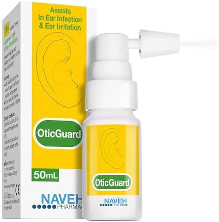 ® Otic Guard Natural Ear Spray 3 in 1 Herbal-Oil Blend for Ear Infections & Pain, Itchy Ears Ear Wax Removal Kit Softener for Clogged Ear Relief, and Swimmer’S Ear (30 Ml)