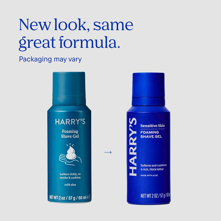 Razors for Men - Men'S Razor Set with Bright Orange Handle, 5 Razor Blade Refills, Travel Blade Cover, 60Ml Shave Gel