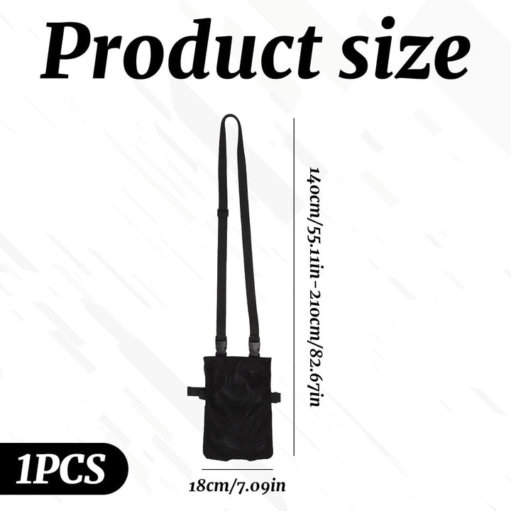 Catheter Night Bag Stand, Concealed Catheter Bag Holder, Catheter Leg Bag Holder with Adjustable Strap, Urine Catheter Bag, Secure & Discreet for Urostomy & Foley Catheter Users (Black)