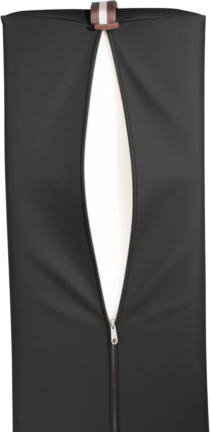 Half round Half Moon Support Bolster, 15 Cm, Black