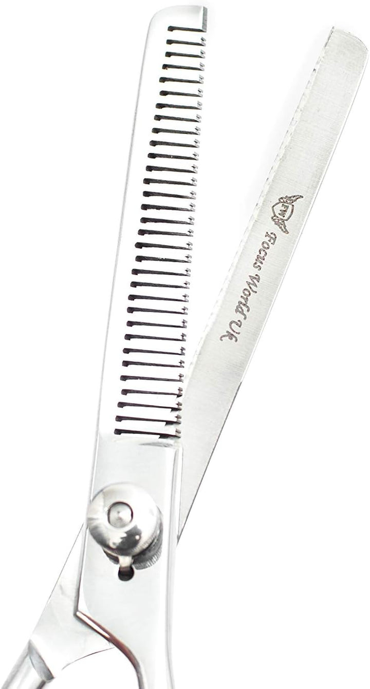 Hair Thinning Scissors 6.5 Inch Barber Hair Shears for Hairdressing Cutting Texturizing & Styling - Stainless Steel