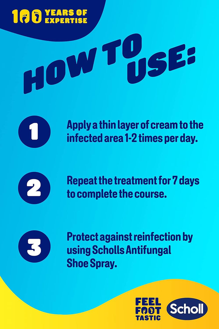 Scholl Advance Athlete'S Foot Cream, 15G - Antifungal Treatment Cream for Athlete'S Foot, Kills the Fungi That Cause Athlete'S Foot