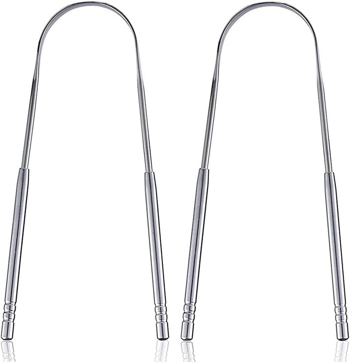 Tongue Scraper Stainless Steel,Tongue Cleaners Fresh Breath Restored Taste U Shape