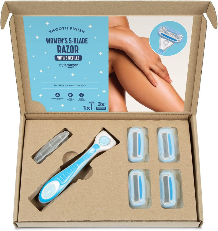 Women'S 5 Blade Razor + 3 Refills
