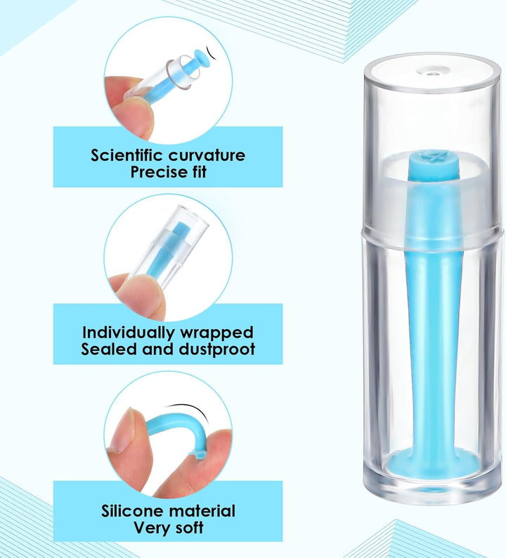 10Pcs Silicone Contact Lens Remover Tool,Portable Contact Removal Tool for Soft Contacts,Eye Contact Remover Tool with Suction Holder,Ideal for Travel and Daily Use