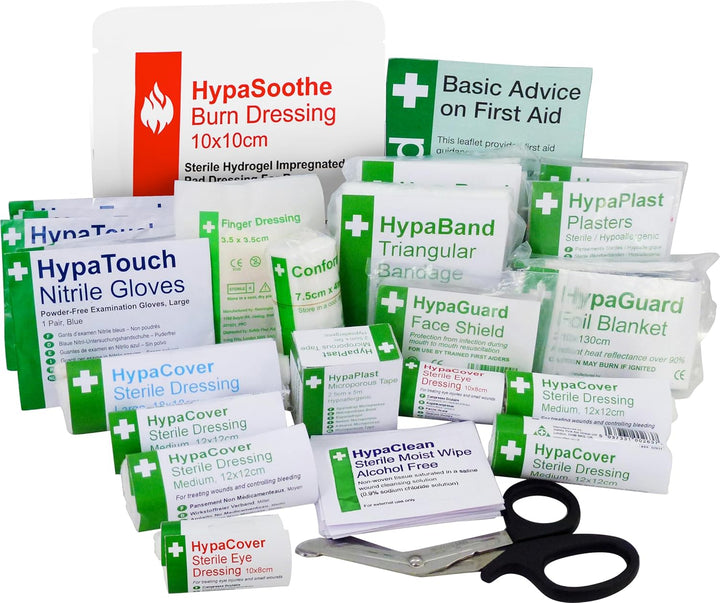 Safety First Aid First Aid Kit Refill Pack British Standard 8599 Compliant, Medium 25-100 Persons