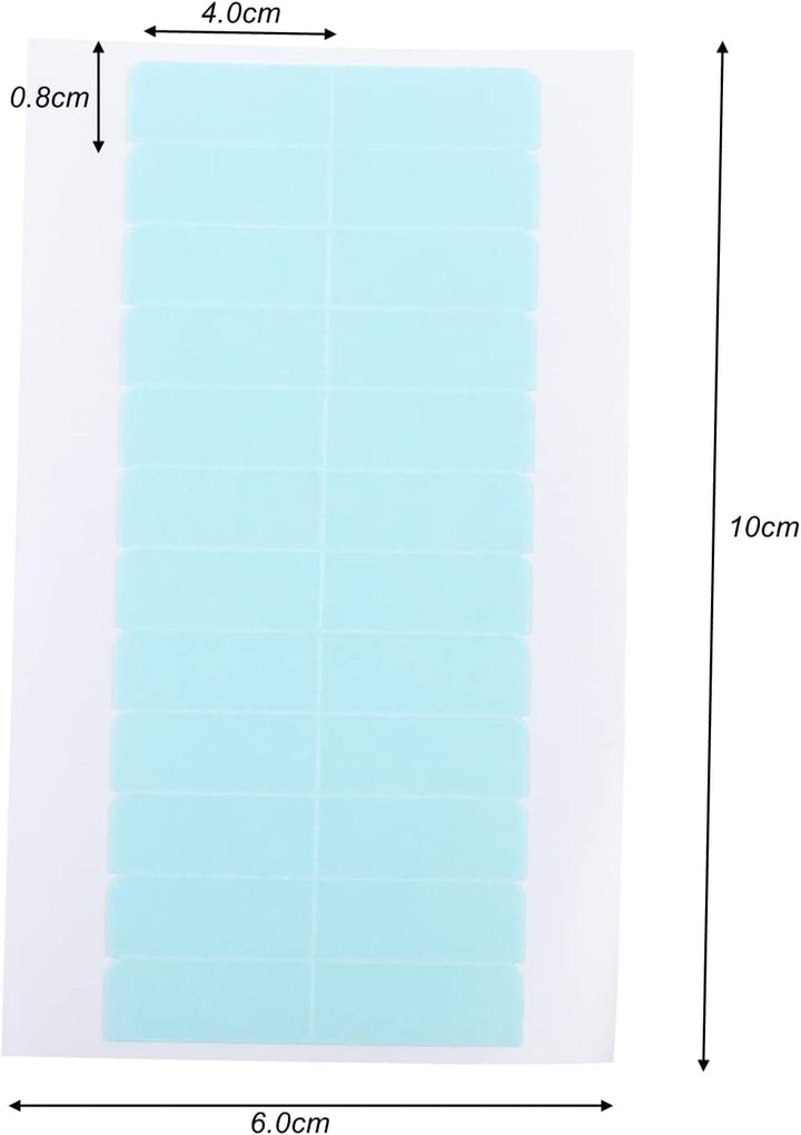 Double Sided Hair Extension Tape Tabs, Double Sided Adhesive Tapes in Hair Extensions, Human Hair Weft Replacement,60Pcs.