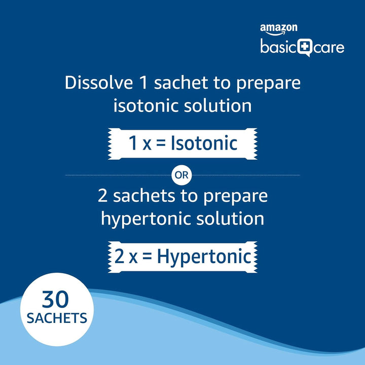 Saline Sinus Rinse Kit 1 Bottle & Pack of 30 Sachets