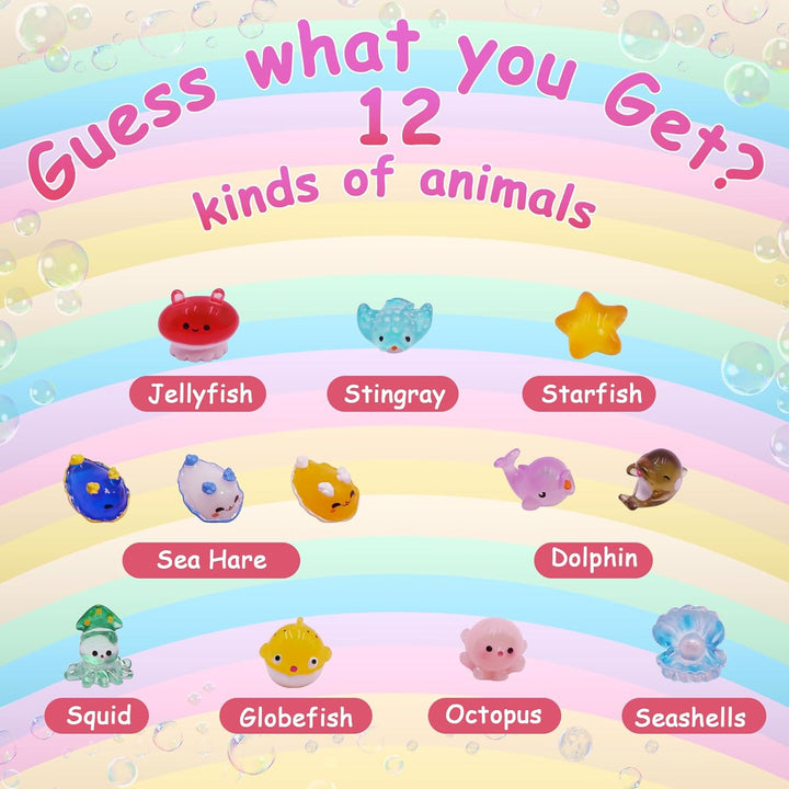 12 Pcs  Bath Bomb Gift Set,With Surprise Toys Inside, Organic and All Natural Ingredients Bubble Bath Bombs Fizzes Spa Ideal Birthday Easter for Boys & Girls